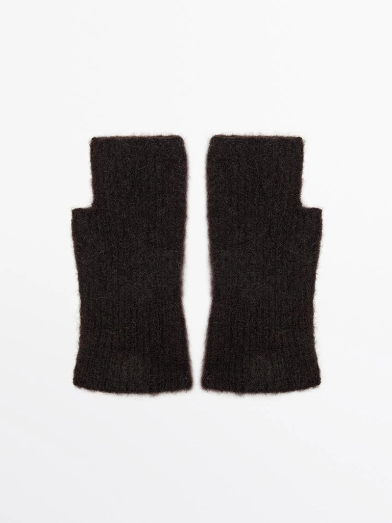 Варежки из альпаки