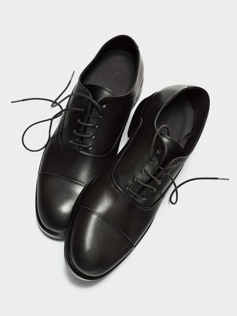 Туфли oxford massimo dutti