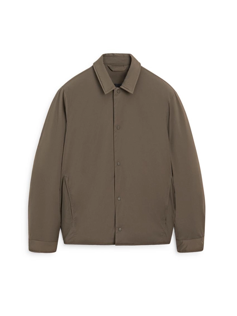 Утепленная водоотталкивающая рубашка-ковер-шерт от massimo dutti