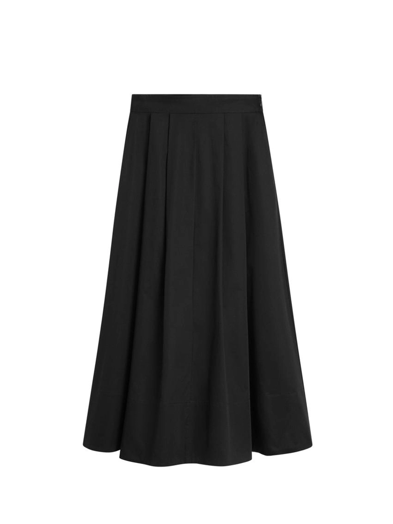 Юбка миди с боковыми складками