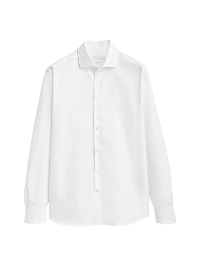 Рубашка slim fit из 100% хлопка