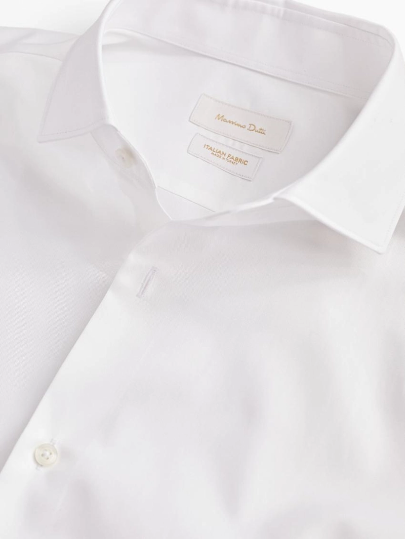 Рубашка slim fit из 100% хлопка