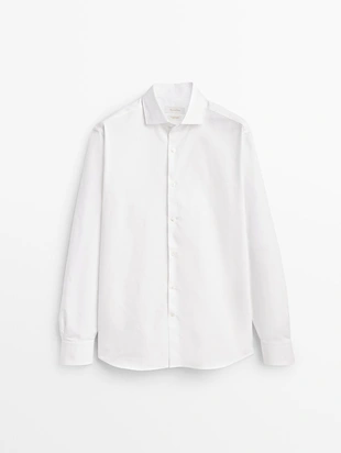 Рубашка SLIM FIT из 100% хлопка- Заказать в России