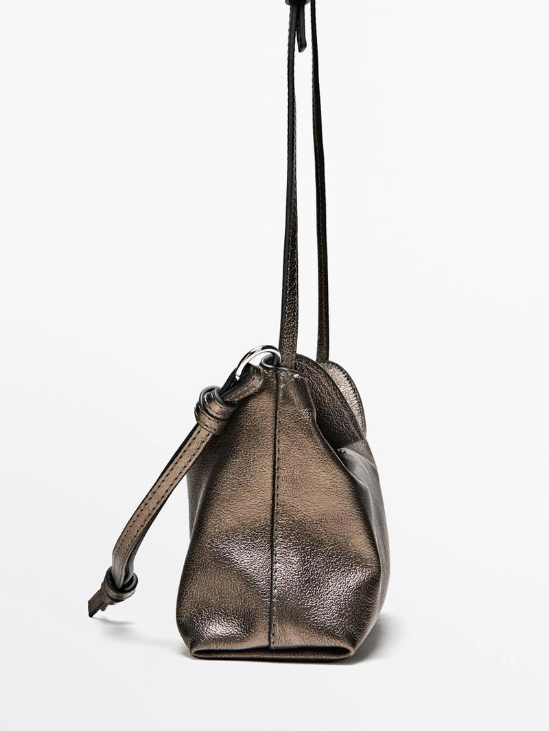 Сумка через плечо из натуральной кожи неппа