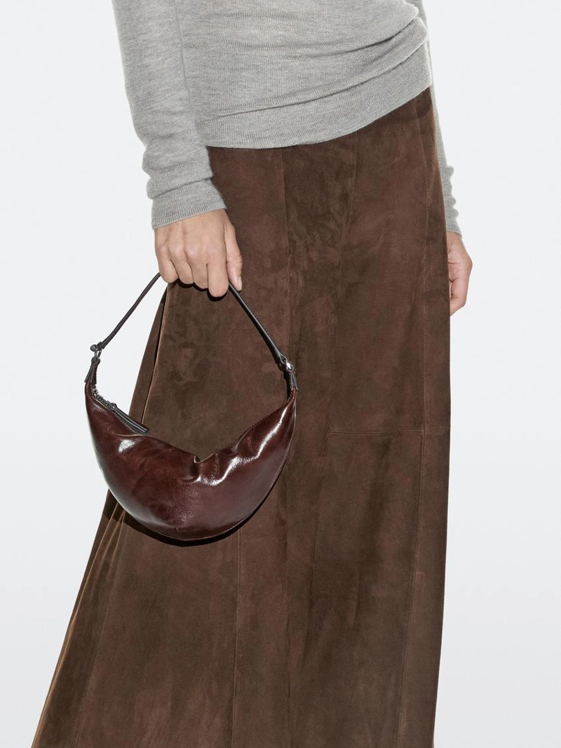 Сумочка мини из натуральной кожи nappa