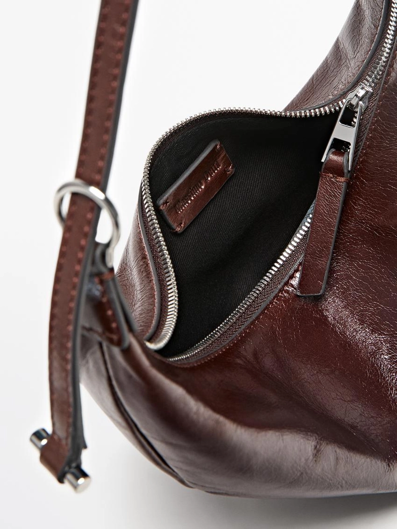 Сумочка мини из натуральной кожи nappa