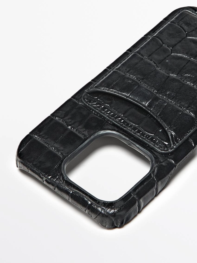 Чехол для iphone 16 pro из кожи наппа