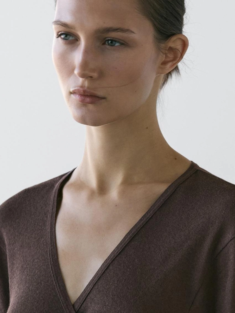 Кардиган из хлопкового микса с перекрестным узором