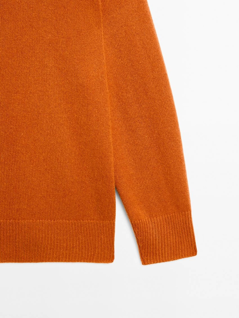 Свитер v-образный вырез из 100% кашемира