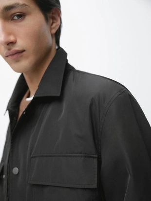 Куртка-рубашка с карманами, водоотталкивающая- Заказать в России