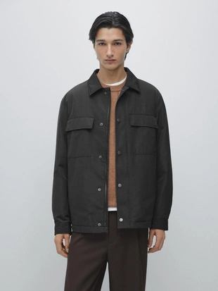 Куртка-рубашка с карманами, водоотталкивающая- Заказать в России