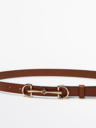 Ремень из натуральной кожи EQUESTRIAN- Заказать в России