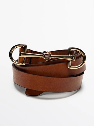 Ремень из натуральной кожи EQUESTRIAN- Заказать в России