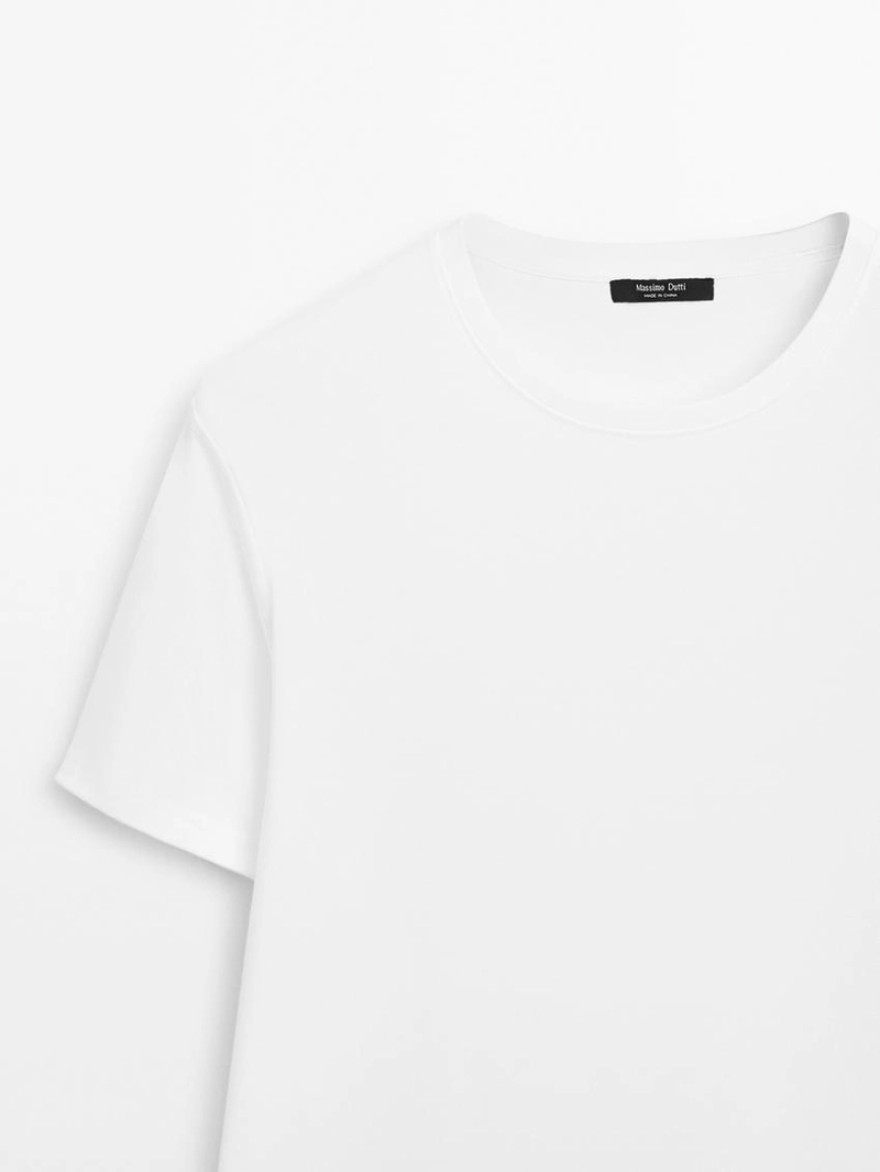 Футболка из 100% мерсеризованного хлопка