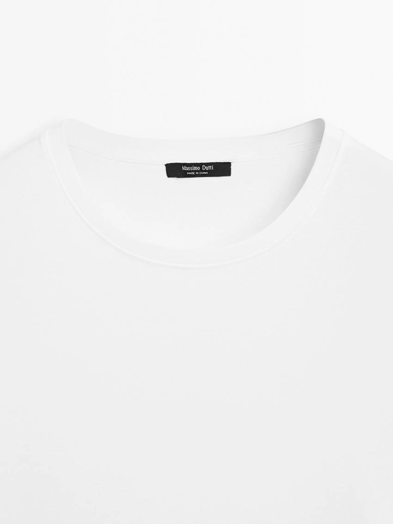 Футболка из 100% мерсеризованного хлопка