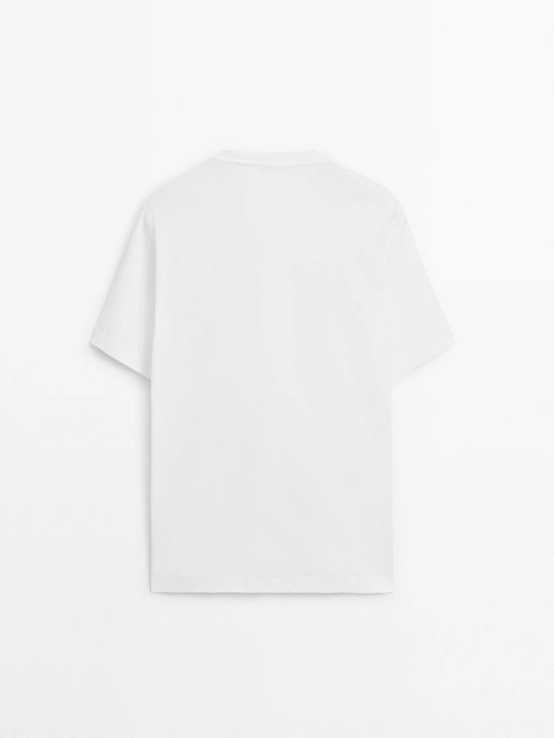 Футболка из 100% мерсеризованного хлопка