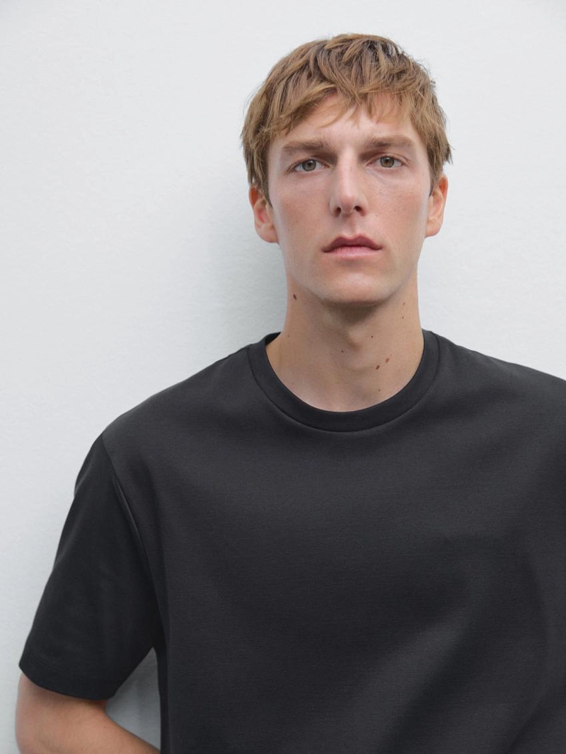 Футболка из 100% мерсеризированного хлопка