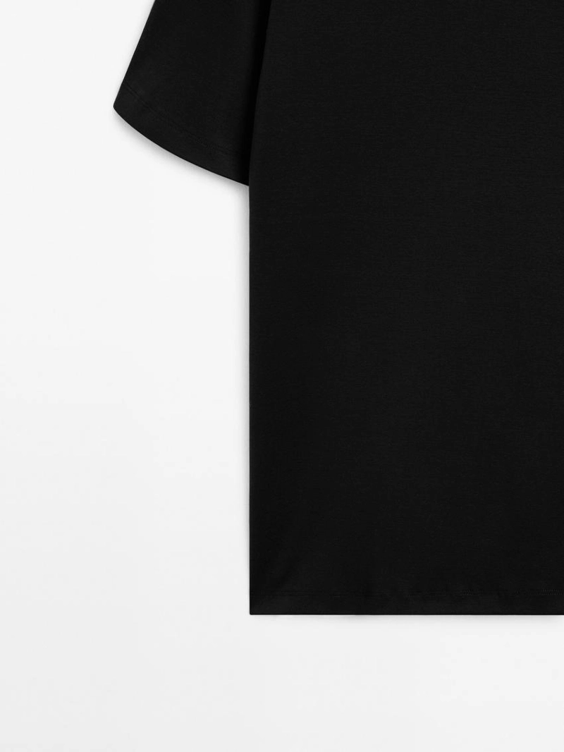 Футболка из 100% мерсеризированного хлопка