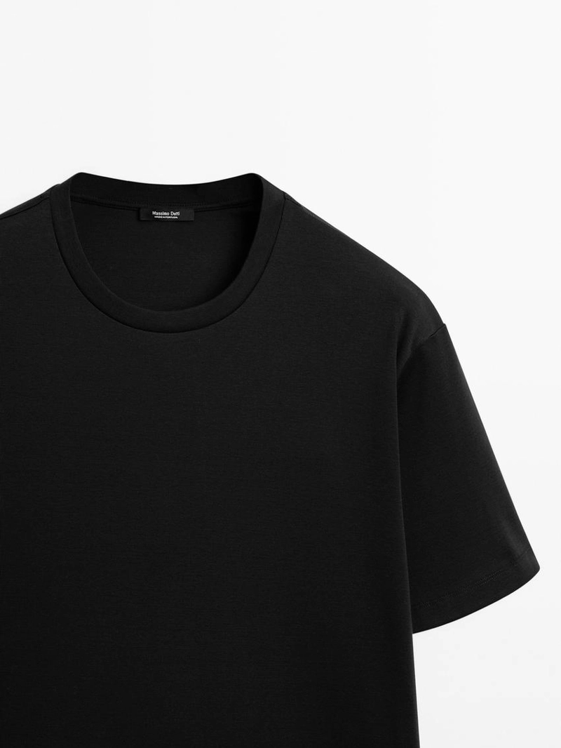 Футболка из 100% мерсеризированного хлопка