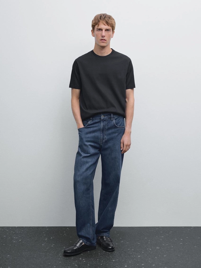 Футболка из 100% мерсеризованного хлопка