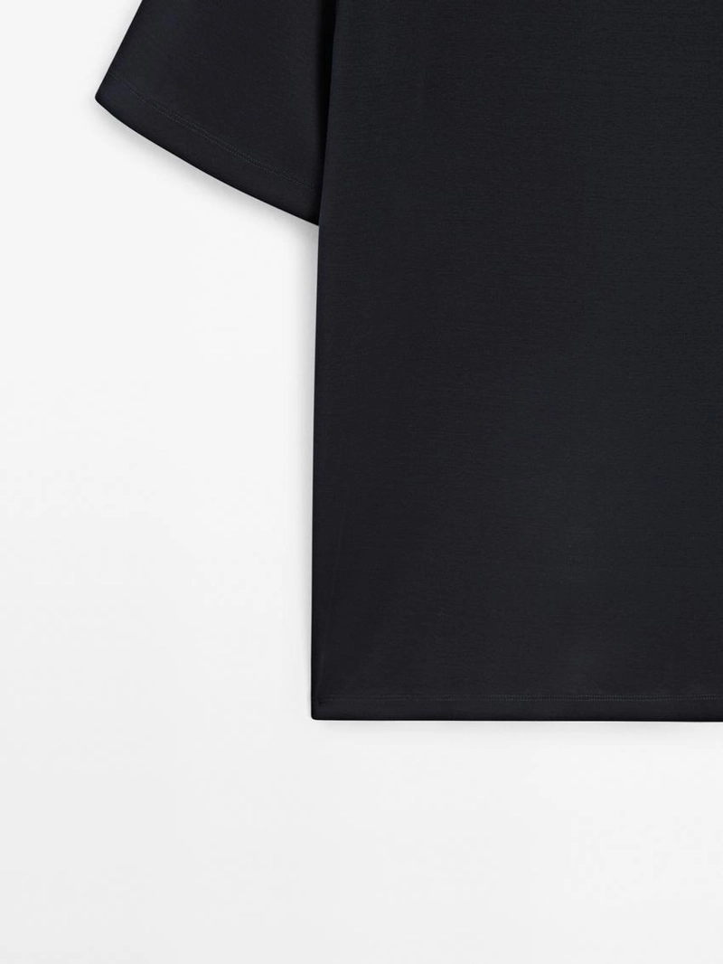 Футболка из 100% мерсеризованного хлопка