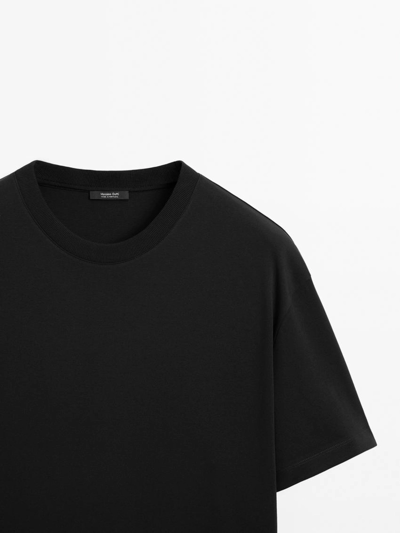 Футболка из 100% хлопка средней плотности