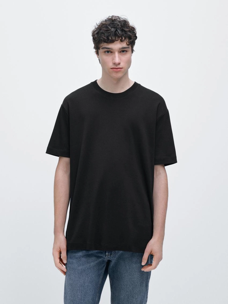 Футболка из 100% хлопка средней плотности