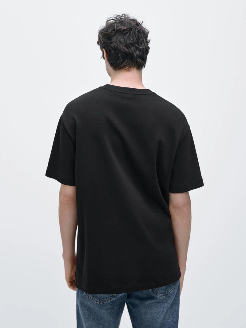 Футболка из 100% хлопка средней плотности