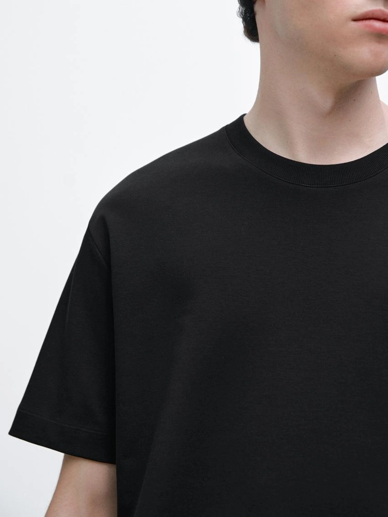 Футболка из 100% хлопка средней плотности