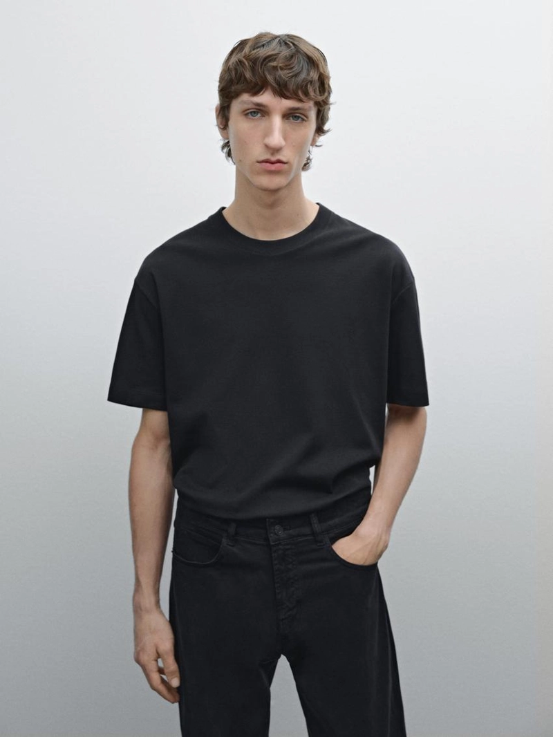 Футболка среднего веса из 100% хлопка