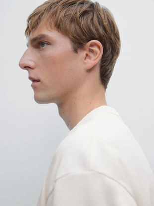 Футболка среднего веса из 100% хлопка- Заказать в России