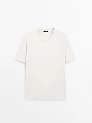 Футболка среднего веса из 100% хлопка- Заказать в России