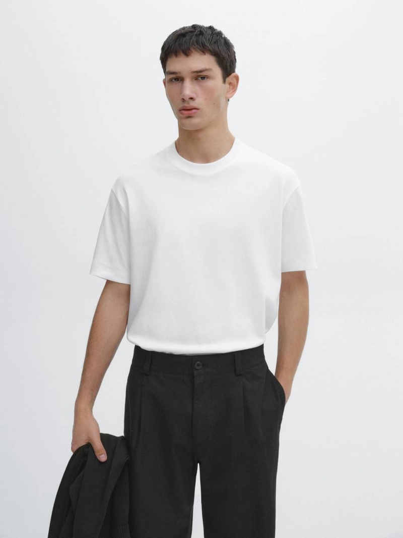 Футболка среднего веса из 100% хлопка