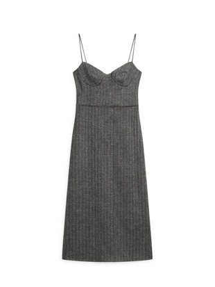 Купить Massimo Dutti Платье-мини с бретелями