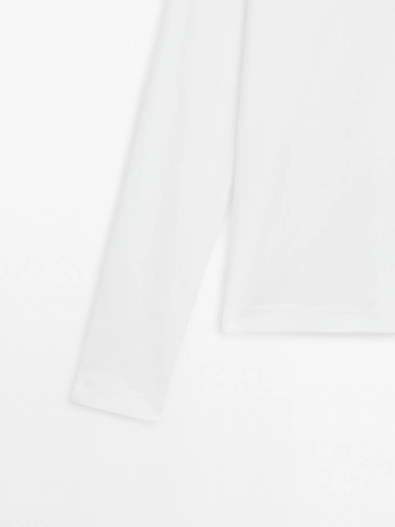 Футболка с длинным рукавом из интерлока 100% хлопок