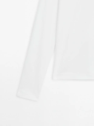 Футболка с длинным рукавом из интерлока 100% хлопок- Заказать в России