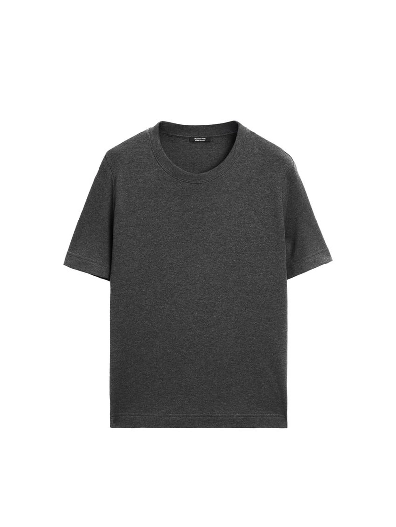 Футболка с круглым вырезом из 100% хлопкового интерлока