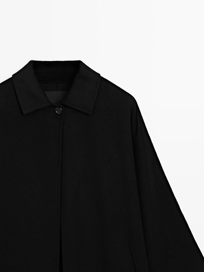 Пальто с длинным рукавом летучая мышь