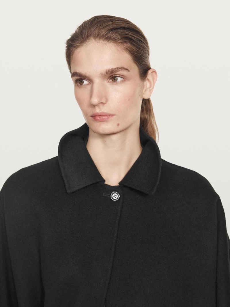 Пальто с длинным рукавом летучая мышь