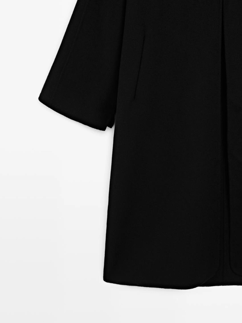 Пальто с длинным рукавом летучая мышь