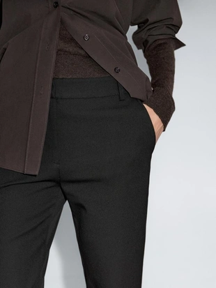 Брюки прямого кроя из технической ткани- Заказать в России