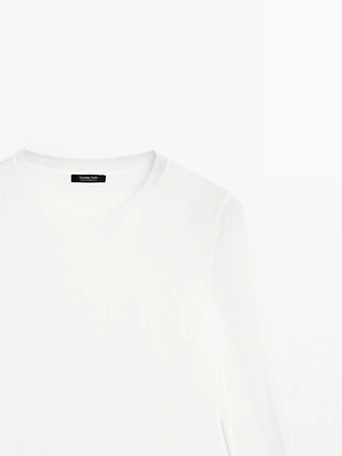 Футболка из 100% хлопка с воротником- Заказать в России