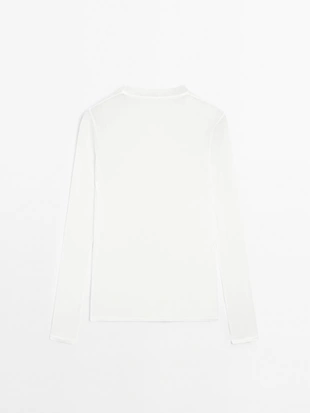 Футболка из 100% хлопка с воротником- Заказать в России