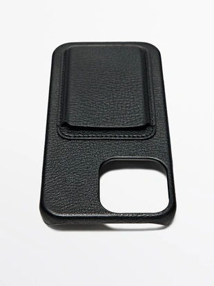 Чехол для IPHONE PRO MAX из натуральной кожи наппа- Заказать в России