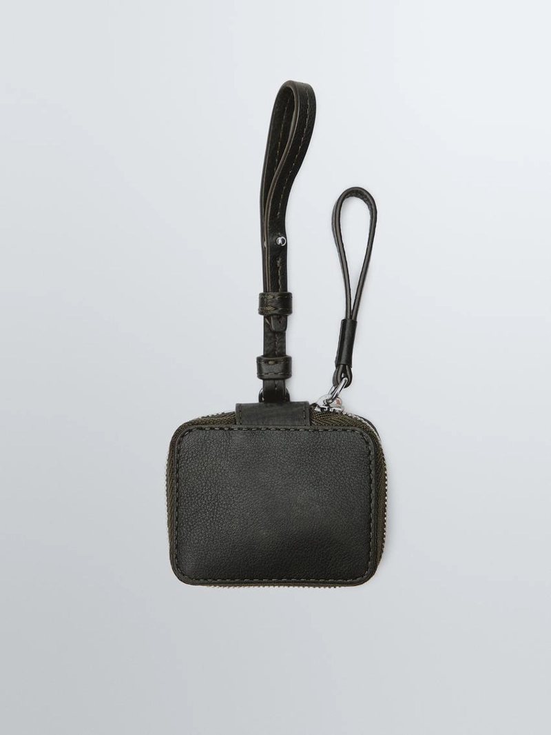 Чехол для наушников airpods из натуральной кожи наппа