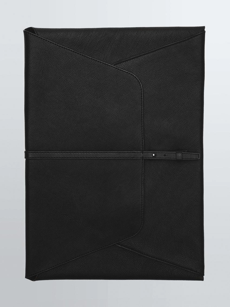 Чехол для ноутбука из кожи коровы с отделкой нубук