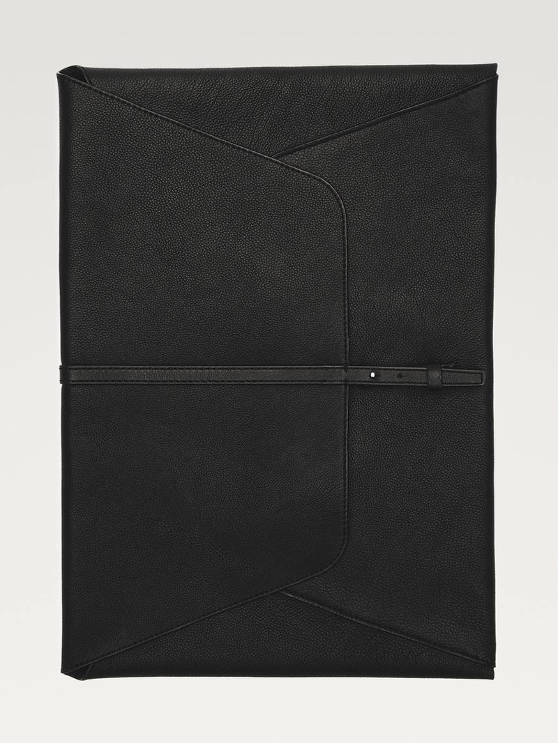 Чехол для ноутбука из кожи коровы с отделкой нубук