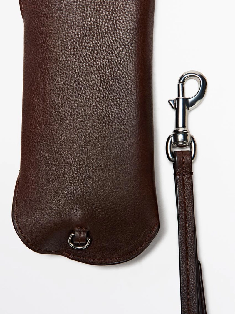 Футляр для очков из натуральной кожи нэппа