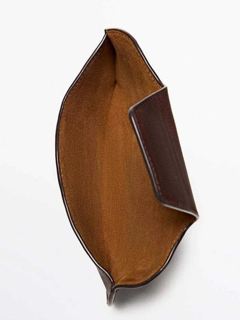 Футляр для очков из натуральной кожи нэппа