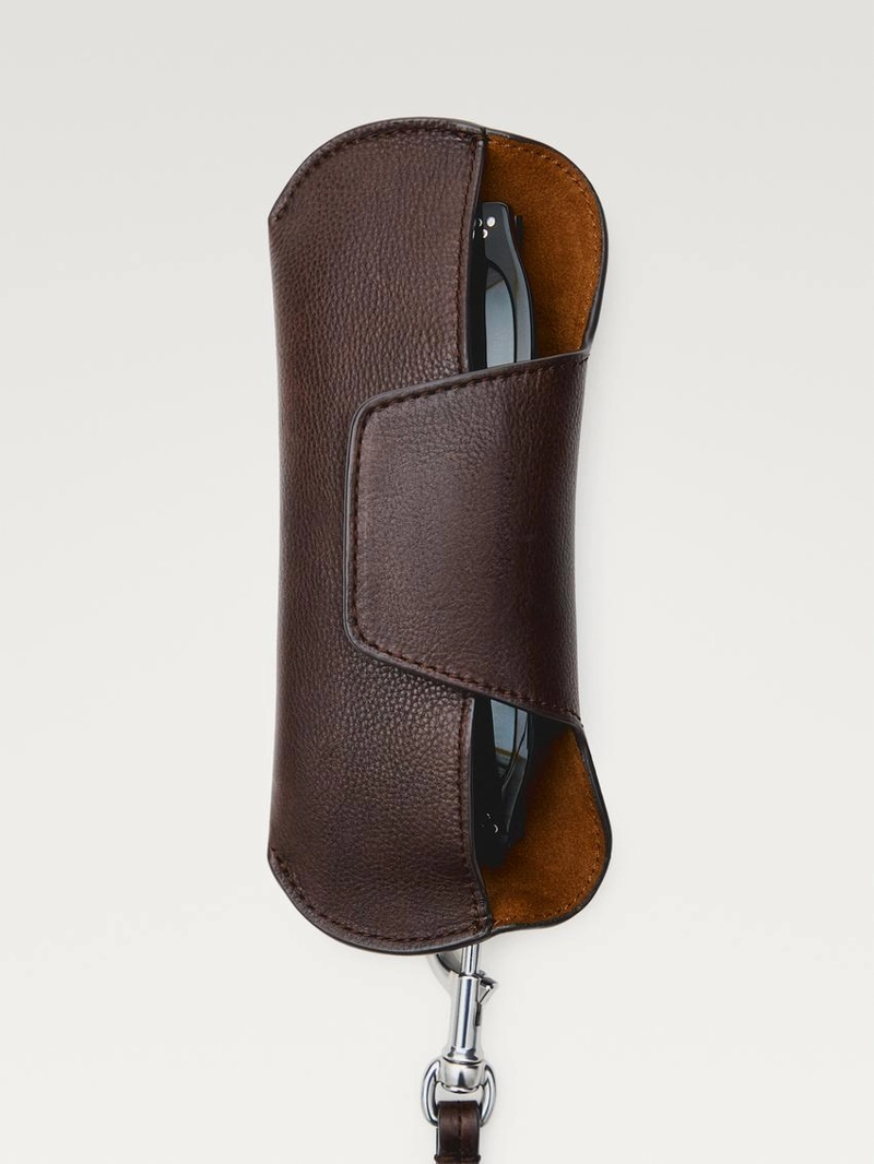 Футляр для очков из натуральной кожи нэппа